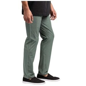 TRAVIS MATHEW Mens Golf Pants Sz 40 x 34 Green Performance Stretch Slim Straight